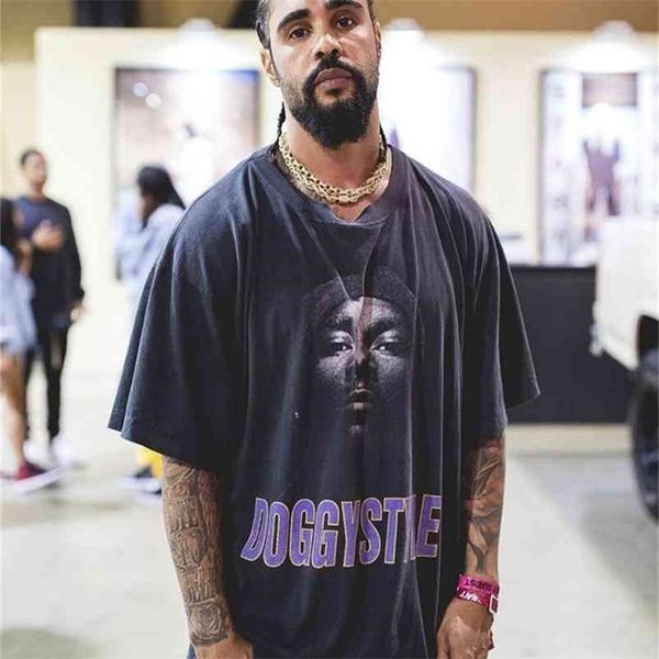

doggy t-shirt men women do old oversize t shirt snopp dogg big avatar tshirts drop 210420, White;black