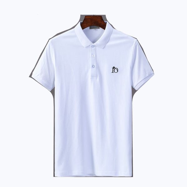 

2021 Men's Designer T-Shirt Polo Shirt Cotton Deluxe Sailor Collar Short Coat for the latest summer fashion size M-3XL 06, White