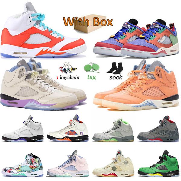 

jumpman 5 5s basketball shoes womens mens doernbecher camo easter jade horizon shattered backboard what the wings sports sneakers trainers s, White;red