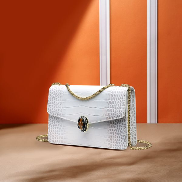 

the latest head leather handbag ostrich chain bag ostrich leather bag fashion shoulder messenger bag