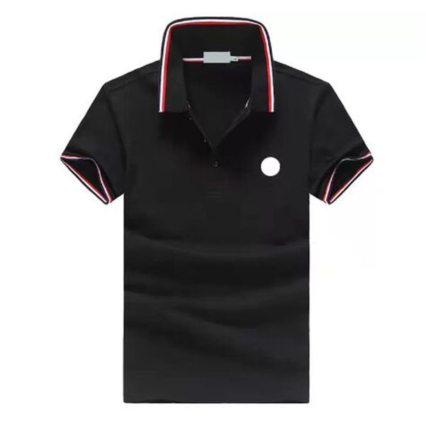 Tasarımcı Mens Temel Business Polos T Shirt Moda Fransa Marka Erkek Tişörtleri İşlemeli Kol Bantları Mektup Rozetleri Polo Gömlek Şortları S-2XL