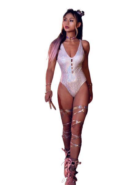 

metallic crisscross one piece swimsuit 29fb#, White;black