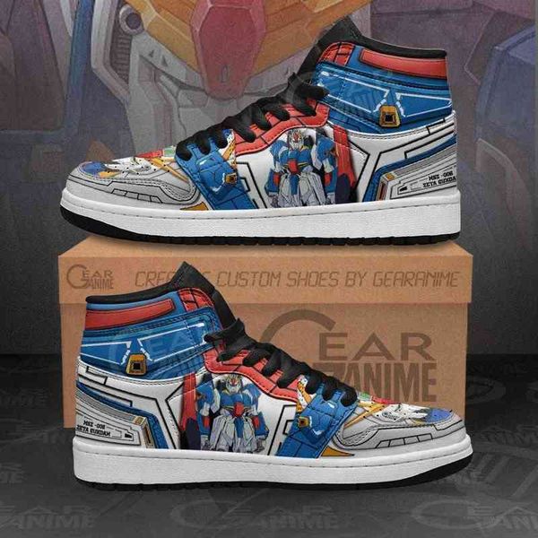 

msz-006 zeta gundam sneakers anime shoes, Black