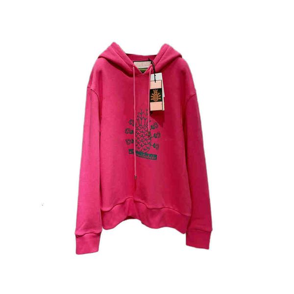 

the new luxury men's hoodie hip hop pineapple cotton hoodies women's hooded sweatshirt long sleeve crew neck sweater,6 colors, Black