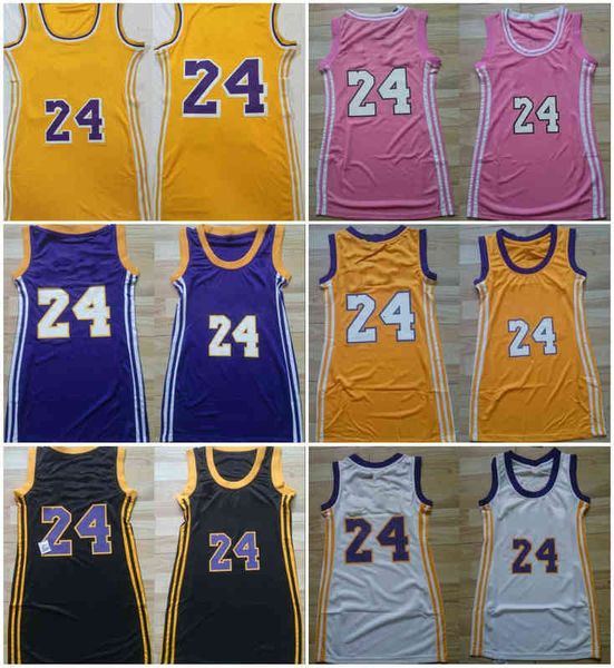 

women lady jersey 24 mens basketball shirt basketball jerseys drop shipping, Black