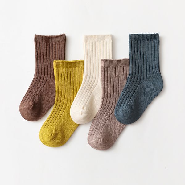

socks 5 pairslot children socks boy girl cotton fashion breathable mesh socks spring summer 18t kids birthday gifts 220919, Pink;yellow