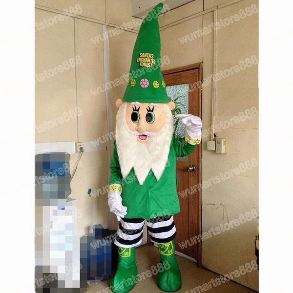 Costume della mascotte di Babbo Natale di Halloween Vestito da festa di Natale di alta qualità Vestito da personaggio dei cartoni animati Vestito da carnevale unisex per adulti