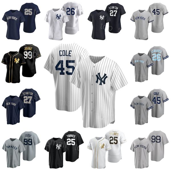 

space city connect baseball 99 aaron judge jersey 26 dj lemahieu 45 gerrit cole 27 giancarlo stanton 25 gleyber torres 47 montgomery breatha, Blue;black