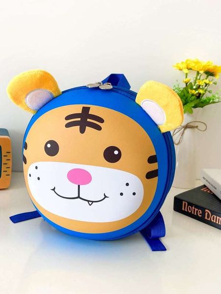 

boys cartoon tiger graphic backpack she