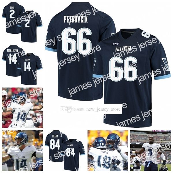 

villanova college wildcats football jersey stitched changa hodge justin covington qadir ismail jalen jackson jarrett mcclenton, Black