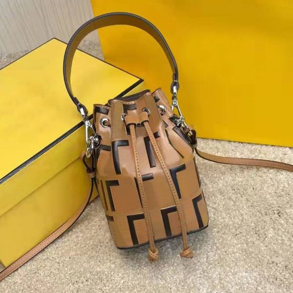 

mini bucket bag 9-colour luxury designer crossbody shoulder bags handbag women's fashion leather s wholesale removable 444i