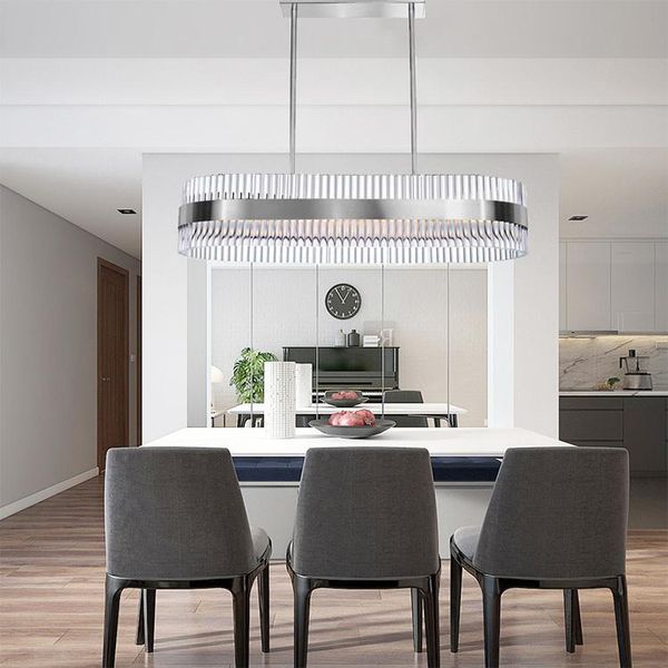 Lâmpadas pendentes de estilo de luxo de estilo de luxo de estilo italiano Personalidade pós-moderna Arte minimalista Barra de jantar Creative ChandelierPenda