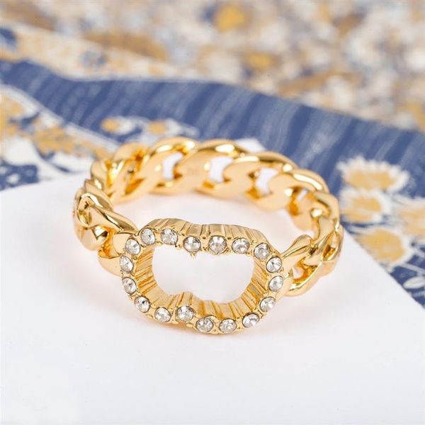 

gold letter band rings bague for lady women party wedding lovers gift engagement jewelry with box321m, Silver