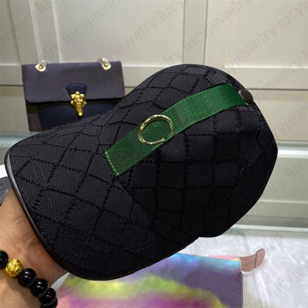 

2022 Class Fashion Ball Cap Designer Baseball Caps Spring Collections Hats Two Identical Letters Grid Design for Man Woman 2 Colors Top Qua, C1