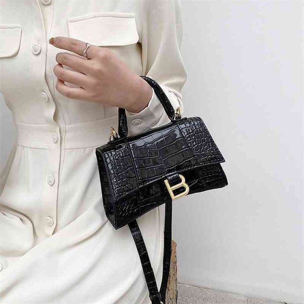 

designer bag balencigass hourglass versatile texture handbags women's summer 2022 fashion french niche high class b home portable djcu
