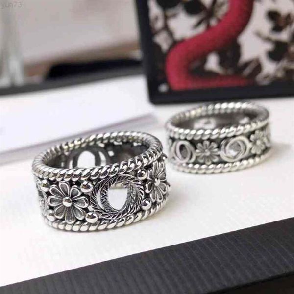 

ring sterling silver retro trend couple jewelry pair men and women engagement wedding commemorative party gift2976