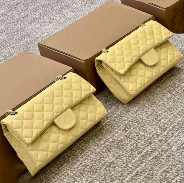 

tz womens flap women designer bag genuine leather solid color shoulder bags handbag silver/golden chains classic handbags diamond quilting c
