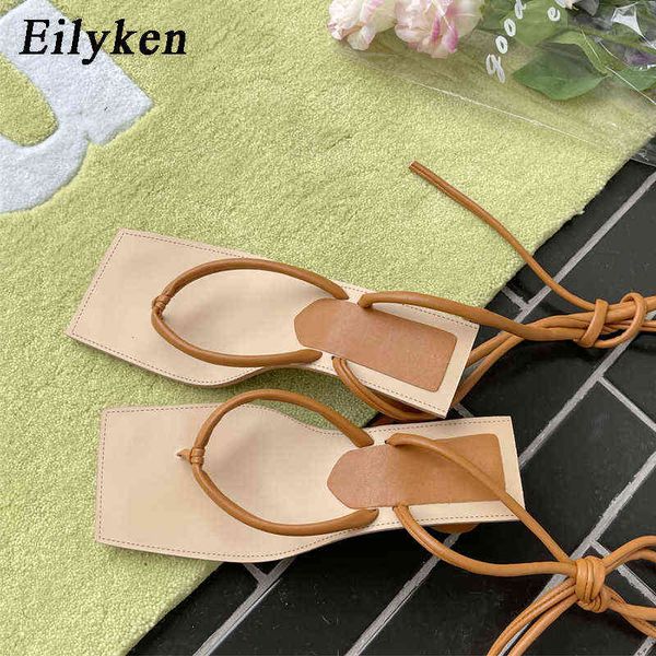 

nxy sandals summer square pinch toe women low heels fashion female cross-tied flip flops shoes, Black