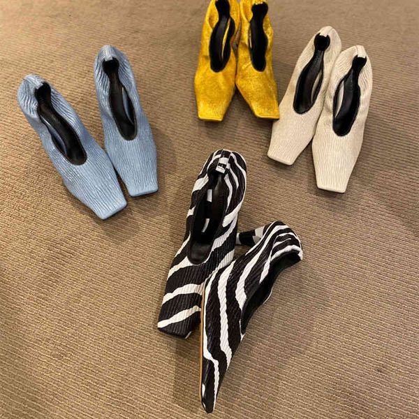 

dress shoes spring and autumn soft leather square head single shoes women's european american retro fashion show witch french thin heel, Black