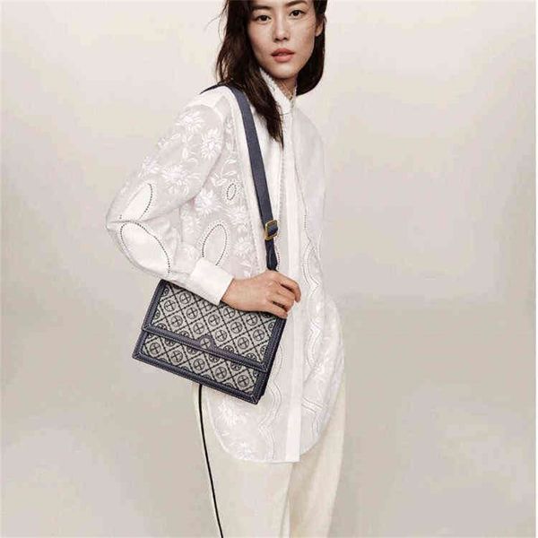 

purses outlet 55% off one shoulder bag women's advanced sense 2022 new niche trend leather messenger bag student versatile old flower