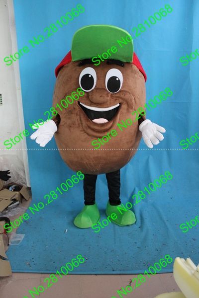 Mascot Boneca Fato Syflyno Fazer Eva Material Chocolate Feijão Mascote Traje Doces Dos Desenhos Animados Vestuário Anúncio 598