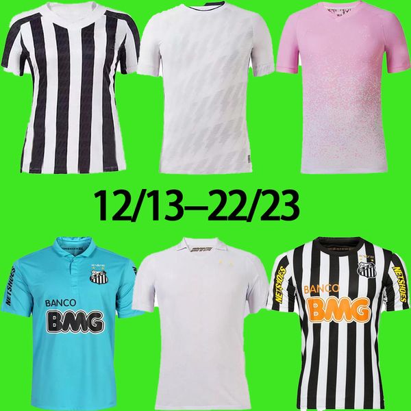 

2022 2023 santos soccer jerseys felipe jonatan kaio ramos jorge pinto pato sanchez soteldo libertadores finals shirts camisa retro s.f.c. 20, Black;yellow
