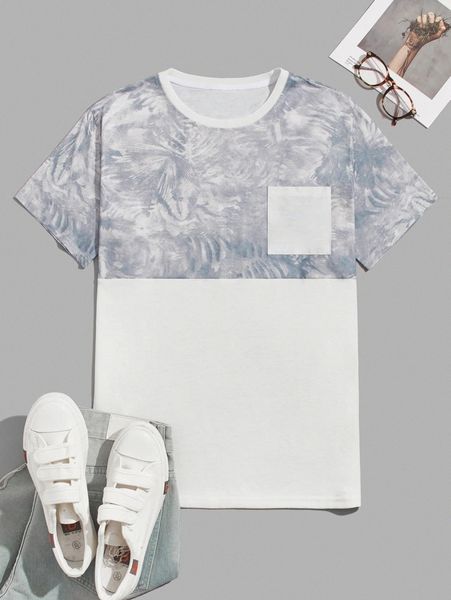 

men color block pocket patched lounge b0qx#, Black;brown