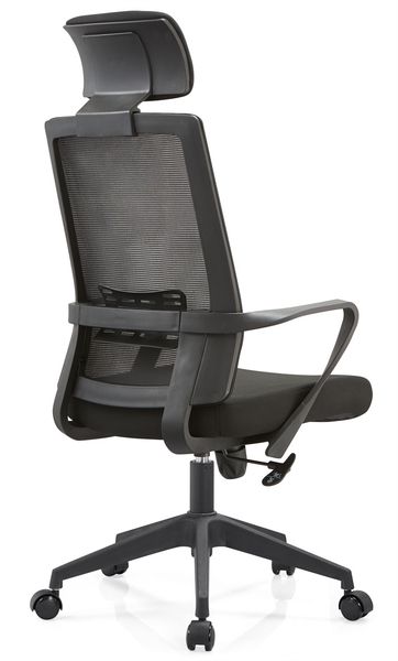 

furniture high-quality home office chair breathable fabric in black wear-resistant and stain -resistant.