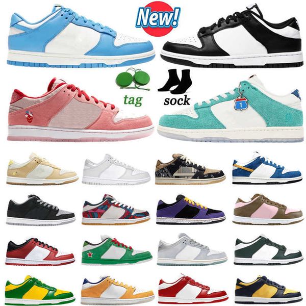 

2022 unc casual shoes for men women panda sneakers chicago syracuse grey fog university red varsity purple womens sports trainers, Black