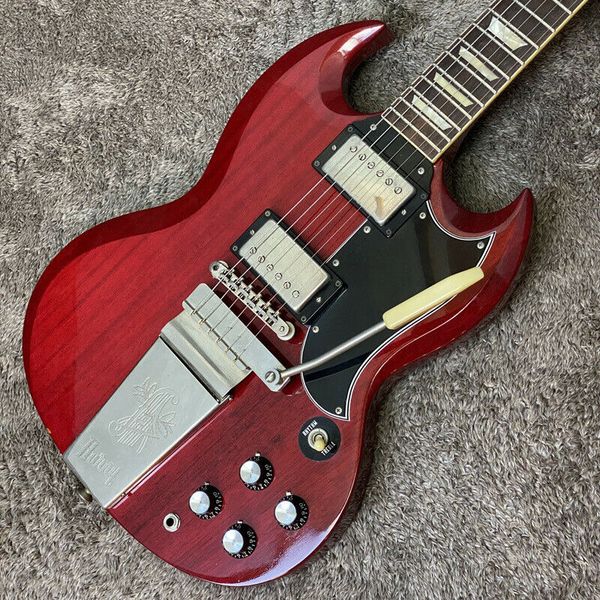 

burny rsg-90 sg w/ burny original maestro vibrola 80s #ggckf electric guitar