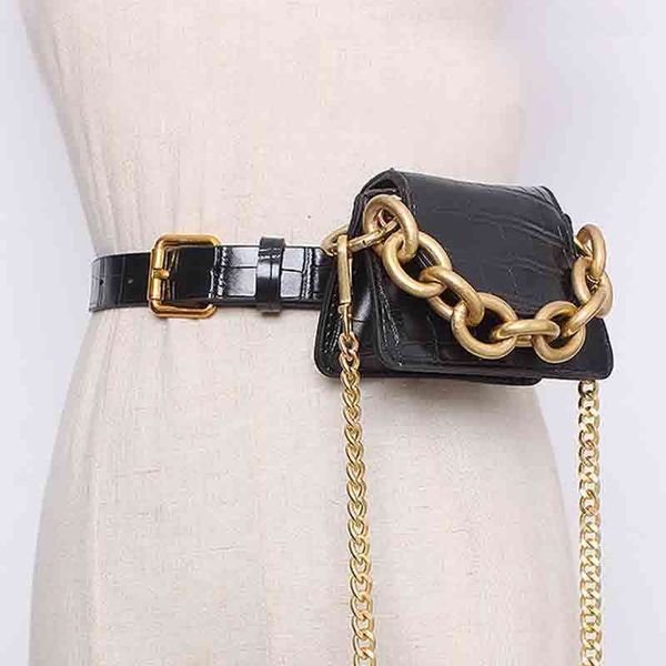 

waist bags novo saco de cintura feminina bolsa couro mini crossbody sacos peito para as mulheres 220423