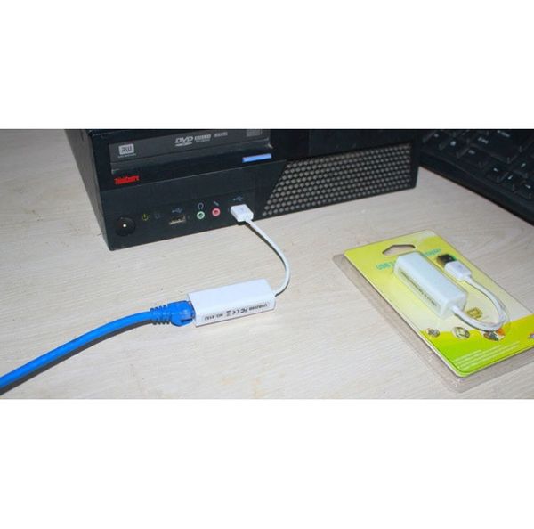USB 2.0 OTG a RJ45 Adattatore di rete Ethernet 10/100 Mbps LAN cablata per tablet Windows Android PC PC