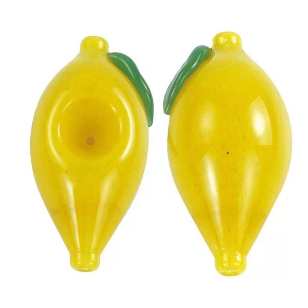 New Lemon FruitStyle Pipa in vetro manuale Pipa da fumo Bruciatore per tabacco da 3 pollici Dabber Rig Bong 55g Regalo di Natale