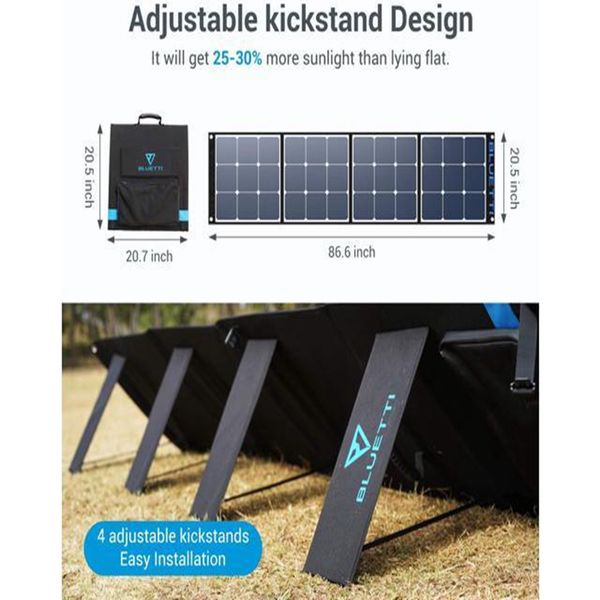 

p200 200w monocrystalline solar panel for ac200p/ac50s/eb150/eb240 portable power station foldable solar charger for outdoor rv