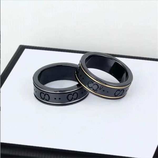 

2021 extravagant simple heart love ring gold silver rose colors stainless steel couple rings fashion women designer je255c, Golden;silver