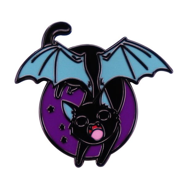

animal cute cat badges backpack enamel pin brooch women's stylish brooches lapel pins jewelry fashion accessories, Blue
