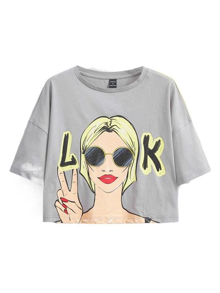 

x ksenia craven letter & figure graphic tee v6km#, White