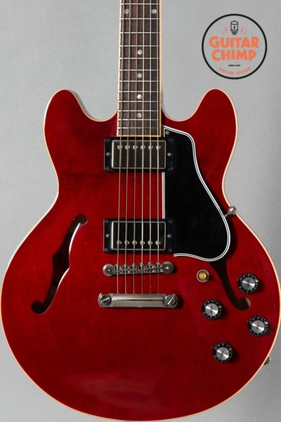 

custom shop e s-339 gloss cherry electric guitar
