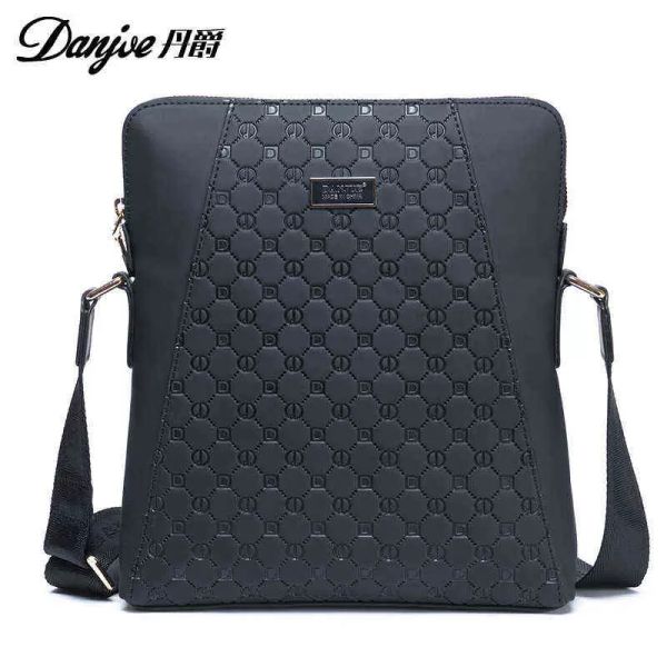 

briefcases 2021 embossed leather busins fashion single shoulder diagonal cross boutique men's bag