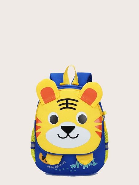 

kids tiger design functional backpack she