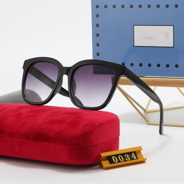 

2022 new fashion trend big frame sunglasses men and women same style sunglasses street shooting glasses driving beach 0034, White;black