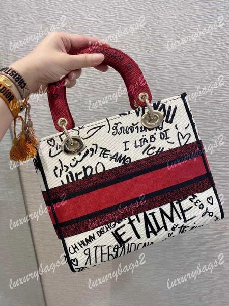 

fashion shoulder bags totes designer handbag women valentine's day graffiti series 38 languages to show love crossbody bags handbags