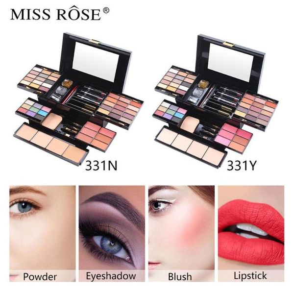 

makeup set long lasting waterproof shimmer kit glitter matte eyeshadow lipstick powder palette multicolor make up cosmetics271n
