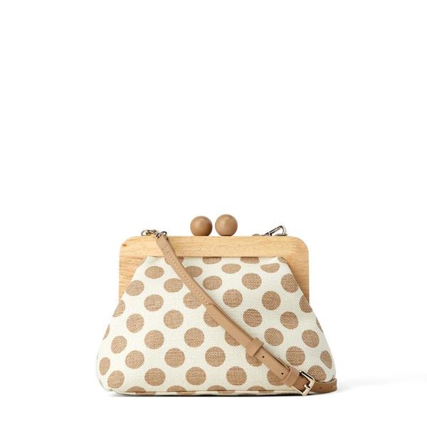 Borse da sera Borsa da donna in stile Euro-America Borsa in tessuto di cotone Flap Ladylike Dot Hasp Borsa a tracolla morbida MINI Phone Borse firmateSera