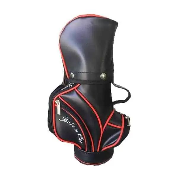 

japan and south korea new red fashion leather wine decoration gift bag golf supplies