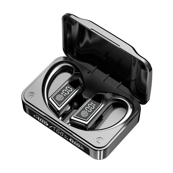 

tws wireless headphones stereo sports earphones bluetooth-5.2 sport waterproof earbuds headsets 2000mah charging box with microphone for bus