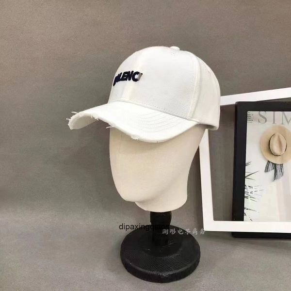 

ball caps paris b balencaigass letter printed b family baseball cap letter hole baseball cap star embroidered letter paris duck tongue cap f, Blue;gray