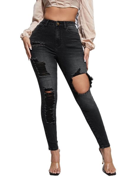 

sxy ripped skinny jeans f2vx#, Blue