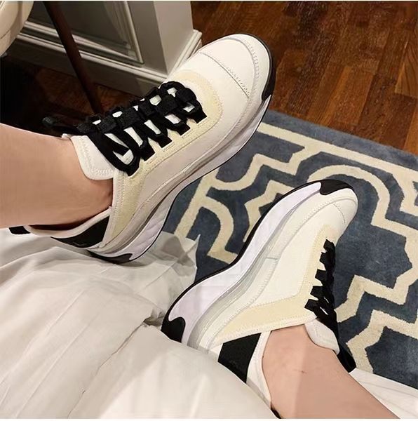 

fast delivery triple s designer sneakers women platform shoes genuine leather black bred trainers ladies fashion running sports outdoor bran