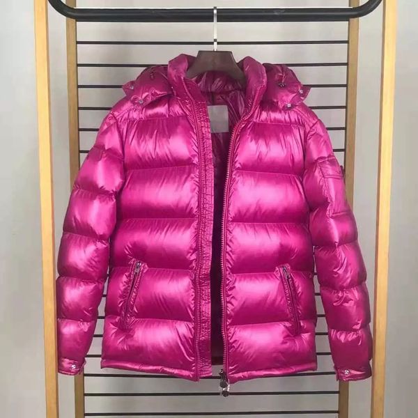 

winter puffer jackets designer hoodie parka maya down coats long clothes sweater sweatsuits for men's women's apparel vest blouses, Black